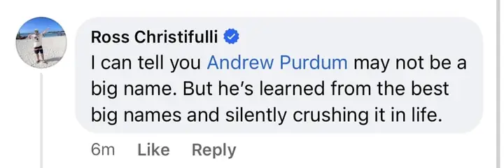 Ross Christifulli's comment